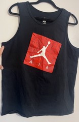 Nike Air Jump Jordan Basketball Sleeveless Training Tank Jersey Top 2002 Mens L