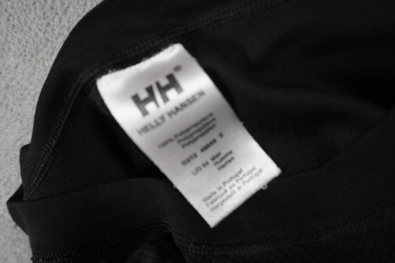 Helly Hansen Shirt Mens Small Black Base Layer Stripe Long Sleeve Polypropylene gallery