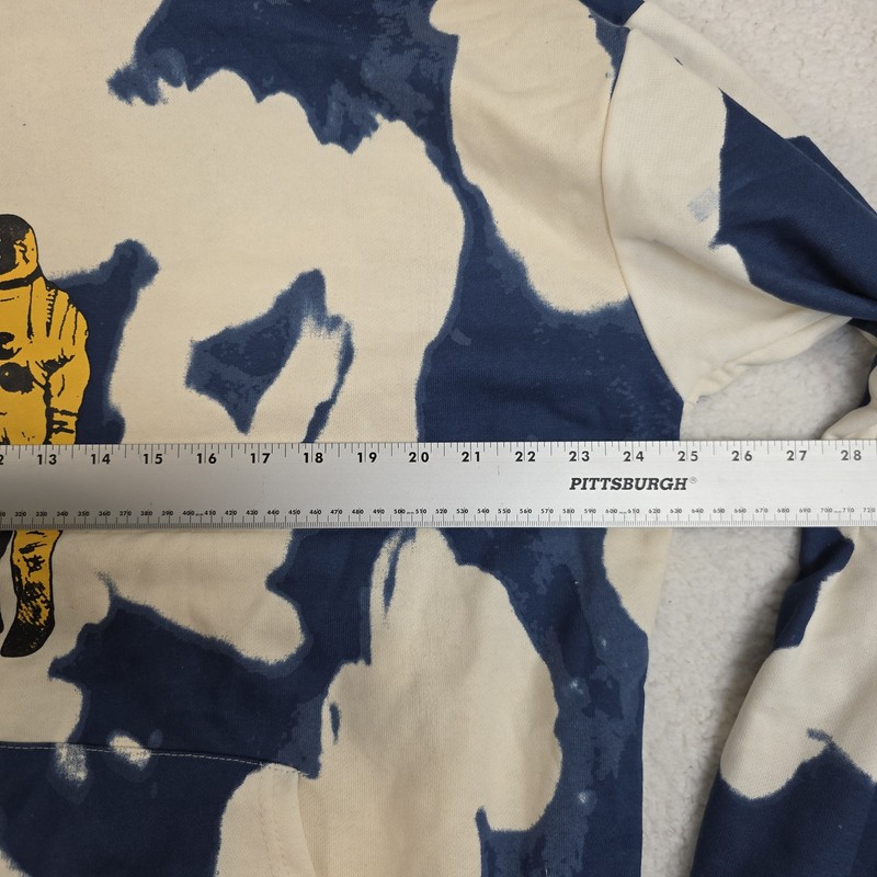 Travis Scott Astroworld Tour Men’s Cactus Jack Tie Dye Hoodie Blue XL gallery