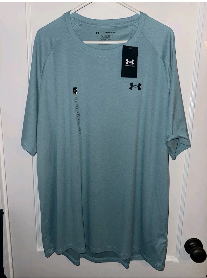 Under Armour Mens Size 3XL Blue Short Sleeve T Shirt The Tech Tee gallery