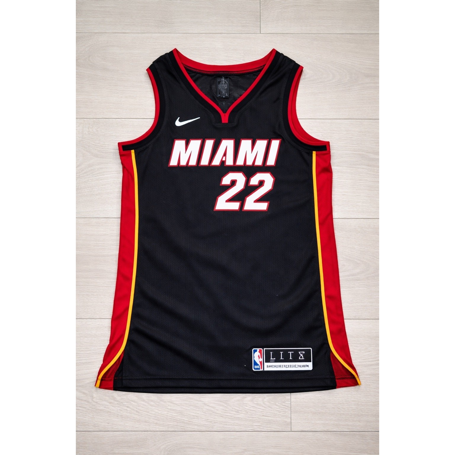Nike NBA Authentic Jimmy Butler #22 Miami Heat Statement Jersey Black Size 40 gallery