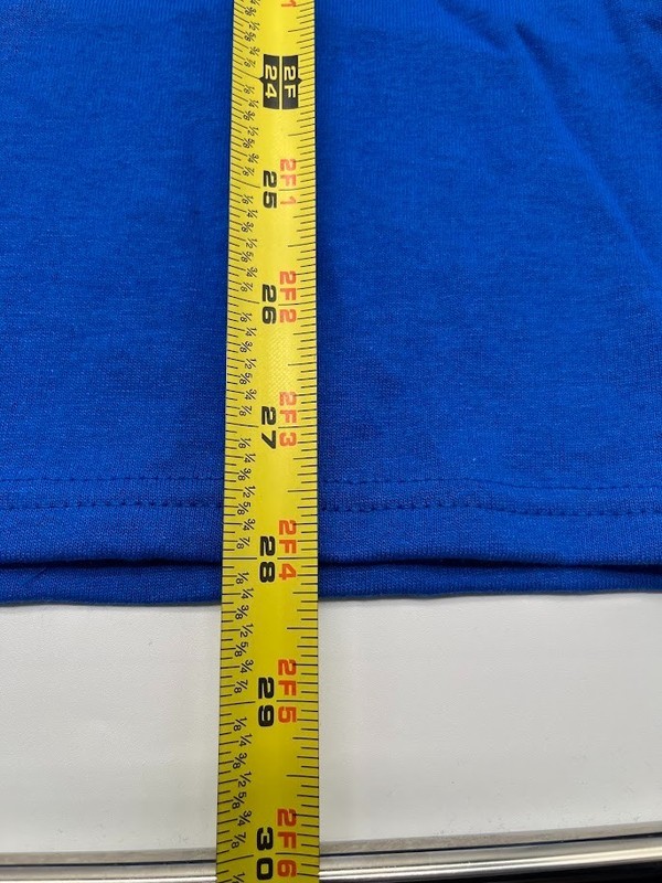 Jerzees Mens Spotshield Long Sleeve Jersey Polo Shirt 437ML Royal Size Medium gallery