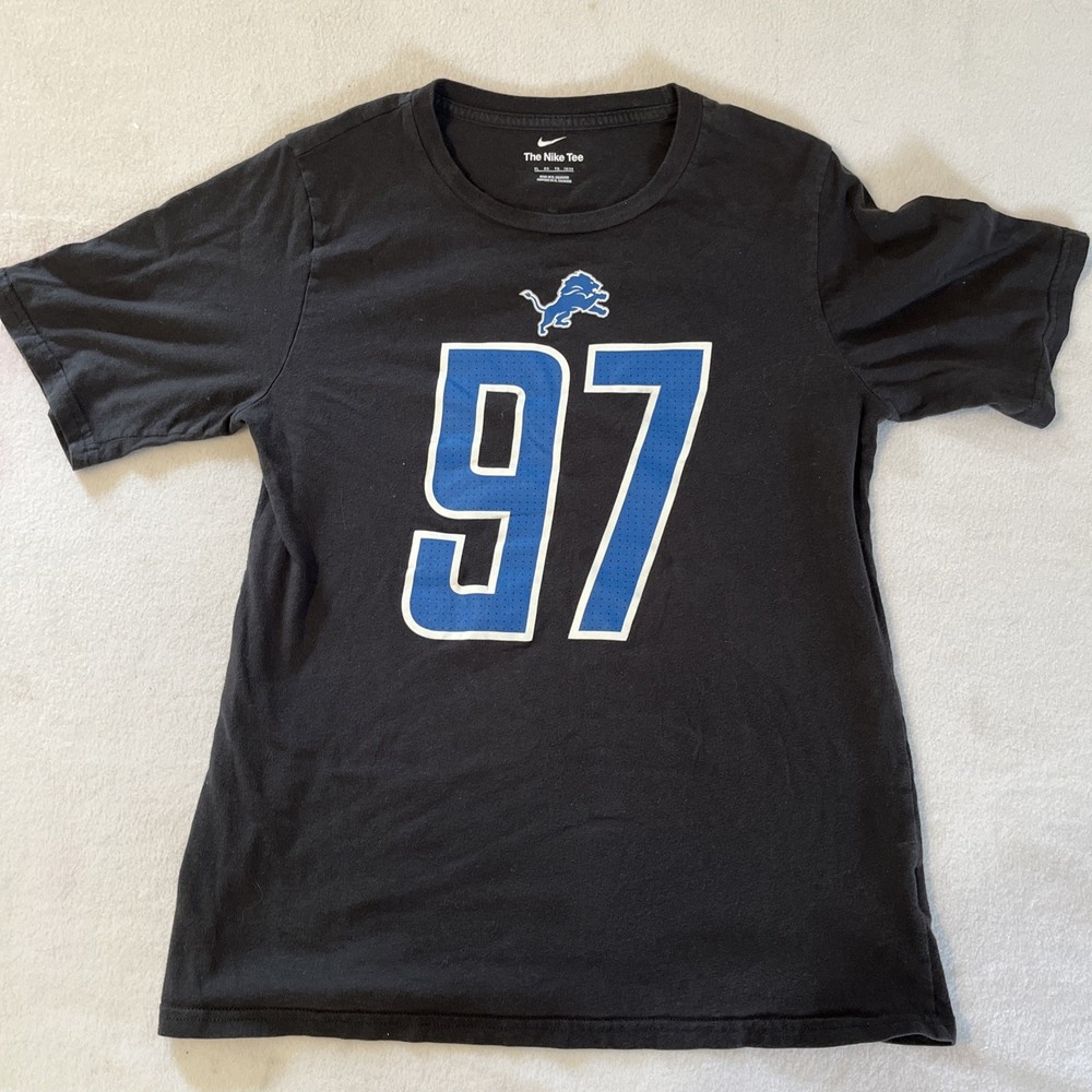 Detroit Lions Aidan Hutchinson Boys XL Nike Black Tee Shirt #97 Hutchinson NFL