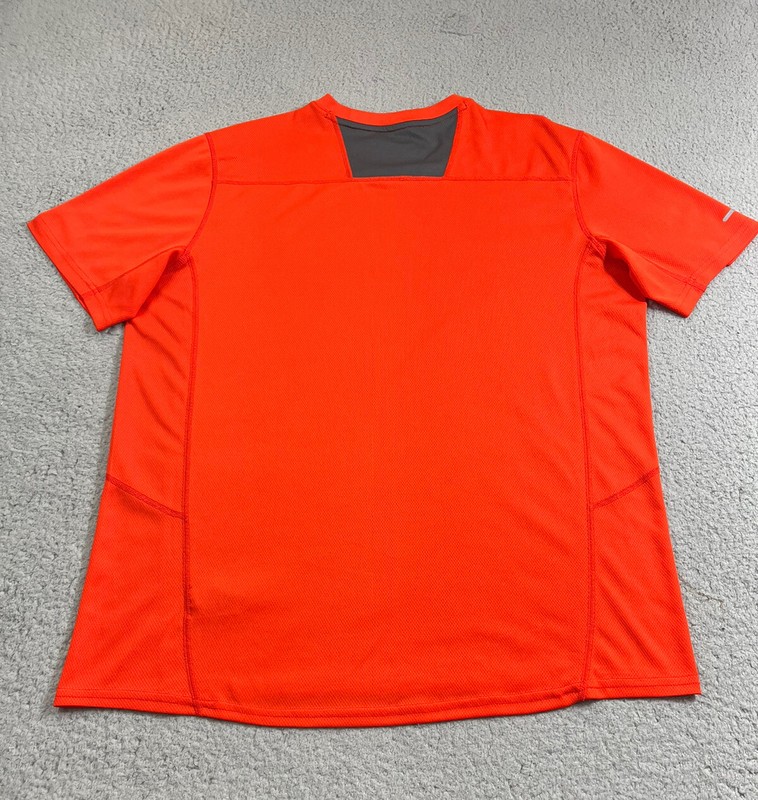 Everlast Shirt Mens XL Orange Everdri Athletic Fit Bloke Lad Core Logo Reflector gallery