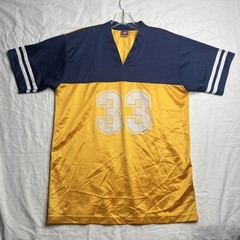 TEAM NIKE SPORTS JERSEYS #33 Unisex Sz M YELLOW GOLD/BLUE
