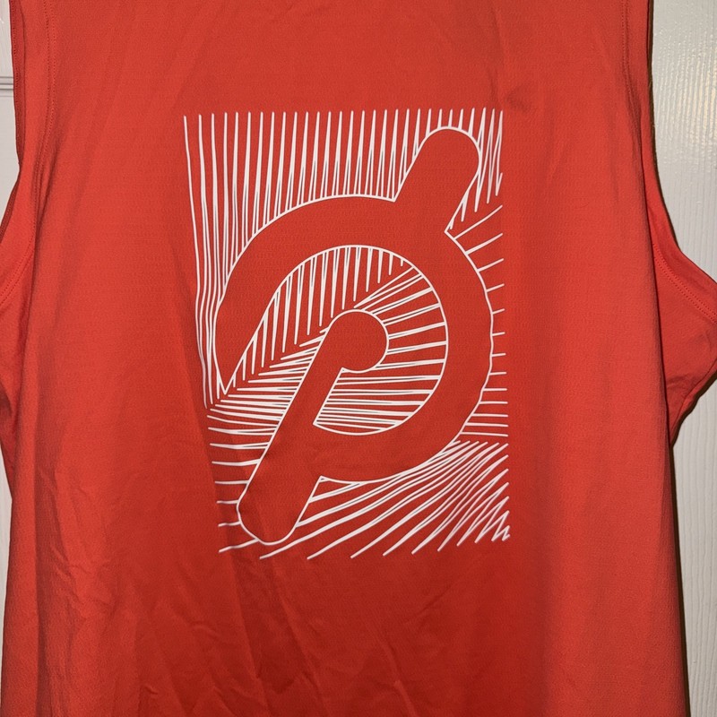 Peloton Men's Tank Top, Orange, Medium, New! Retail $50 gallery