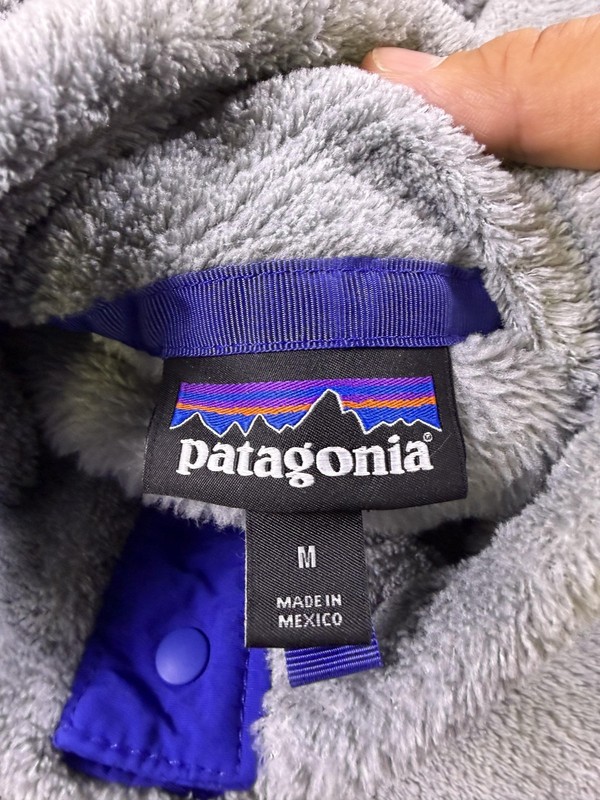 Patagonia Snap-T Pullover Mens Medium Gray Fleece Long Sleeve Hiking Outdoor gallery
