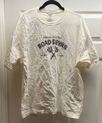 Vintage ROAD DEVILS T Shirt by Jerzees Colour White Size XL