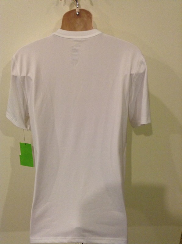 MENS NORDIC TRACK NT DRI WHITE SHORT SLEEVE POLYESTER SHIRT SIZE SMALL gallery