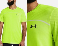 NWT UNDER ARMOUR Men’s UA Rush Seamless Wordmark T-Shirt 1382799 731 XL $65