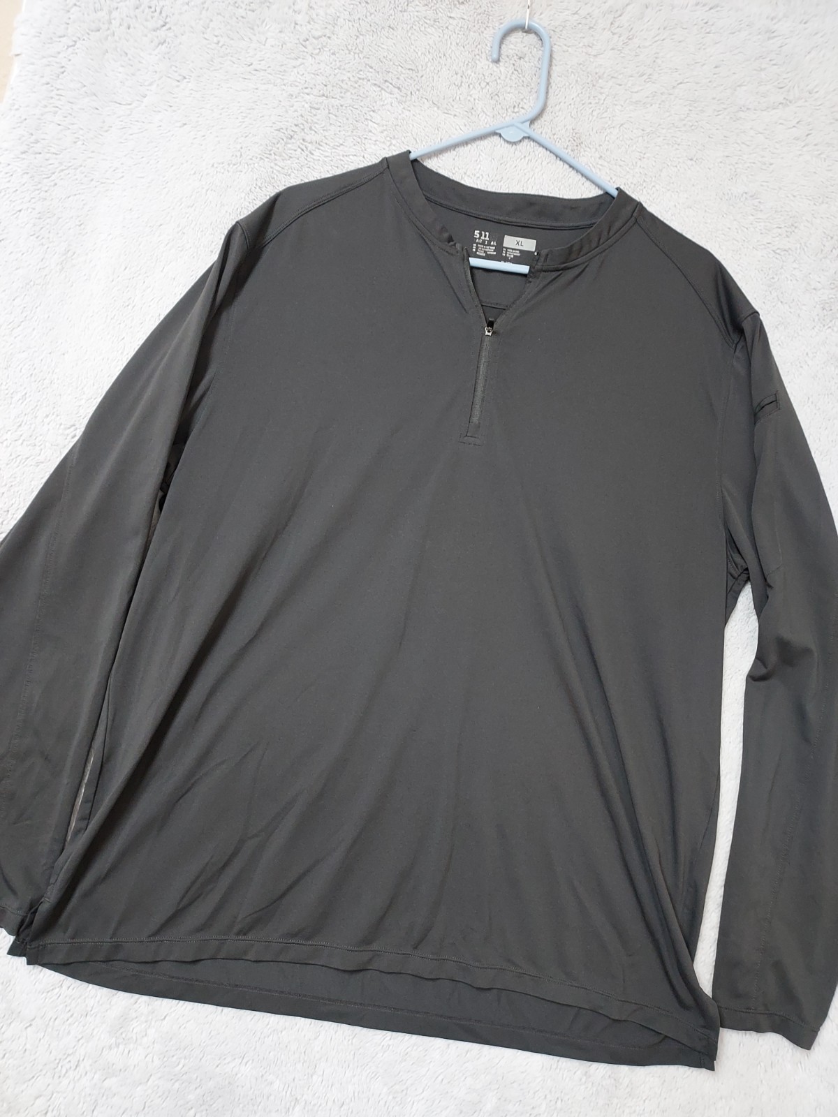 511 Tactical Pullover Mens Extra Large Catalyst Quarter Zip Dark Gray Jersey XL gallery