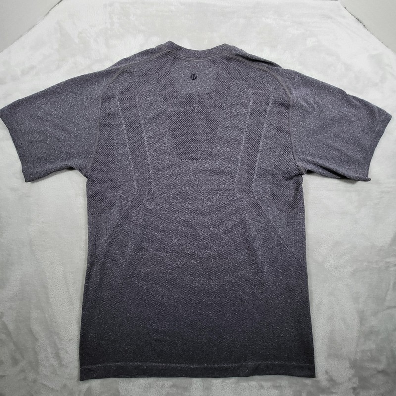 Lululemon Metal Vent Tech 1.0 Shirt Mens S Heathered Purple Gray Athletic Gym gallery