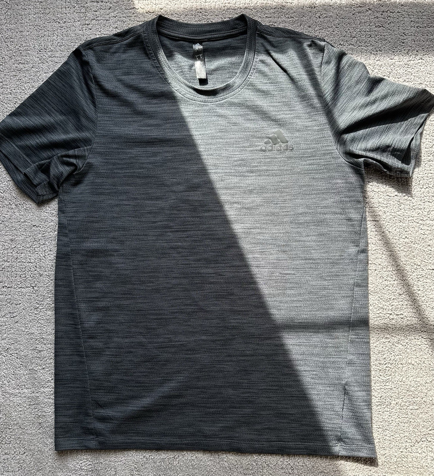 Adidas Men's Short-Sleeve Running T-Shirt, Size M, Carbon Activewear Training gallery