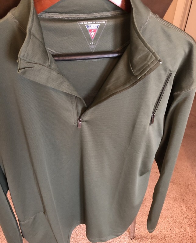 TEC Technology Enabled Clothing SEV Quarter Zip - Green gallery