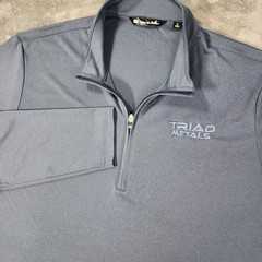 TravisMathew 1/4 Zip Performance Pullover Shirt Men’s XL Gray Performance Golf
