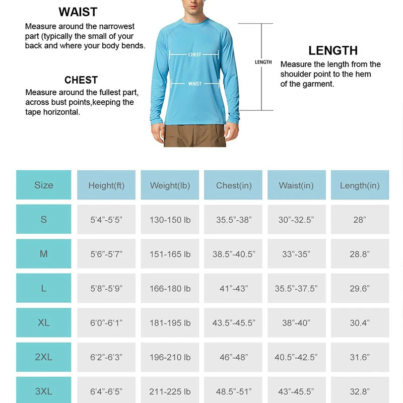 Men's Sun Protection shirts Summer UPF 50+ Long Sleeve Quick Dry Men Shirts gallery