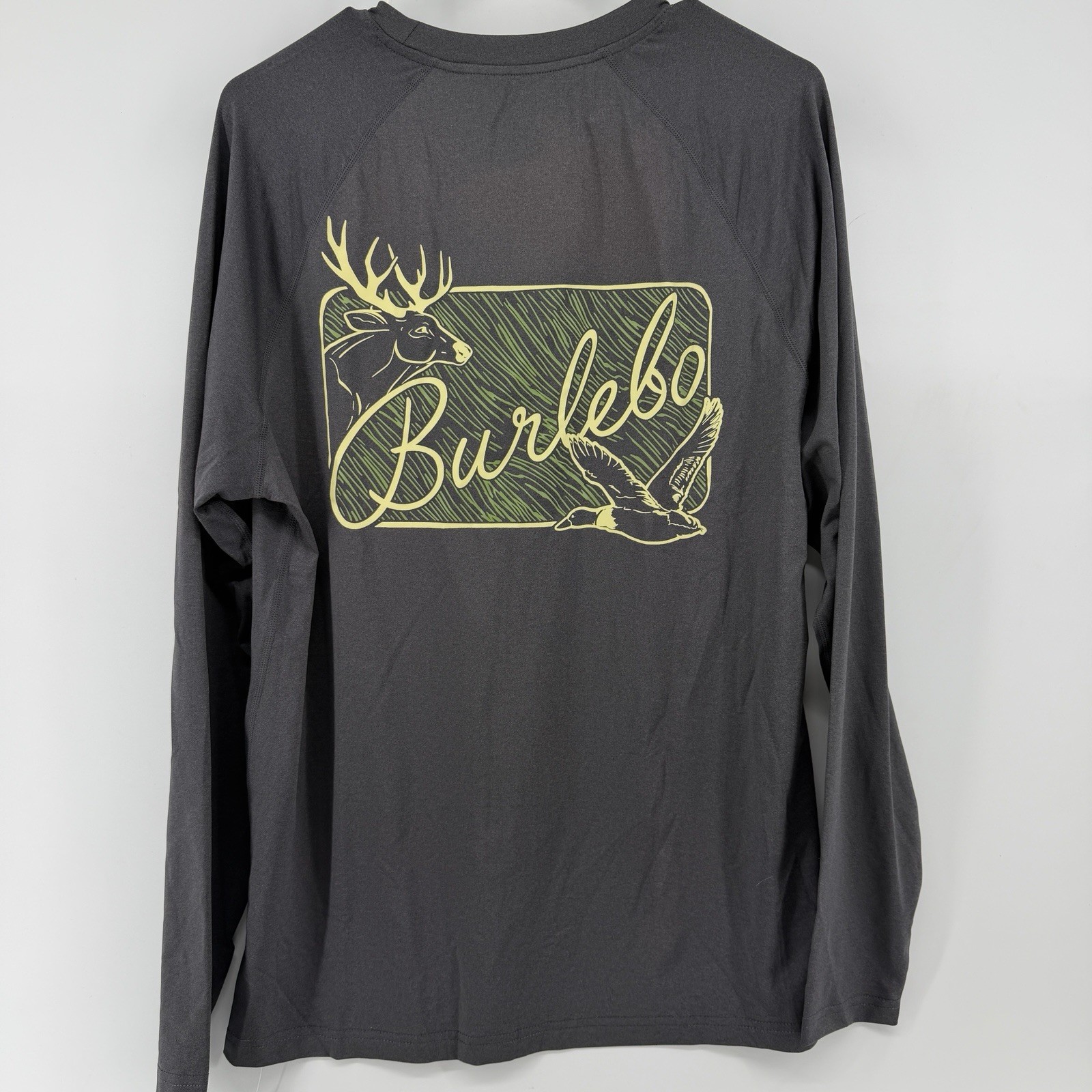 NWT Burlebo Deer Duck Mens Long Sleeve Crew Neck Size S Athletic Shirt Outdoor gallery
