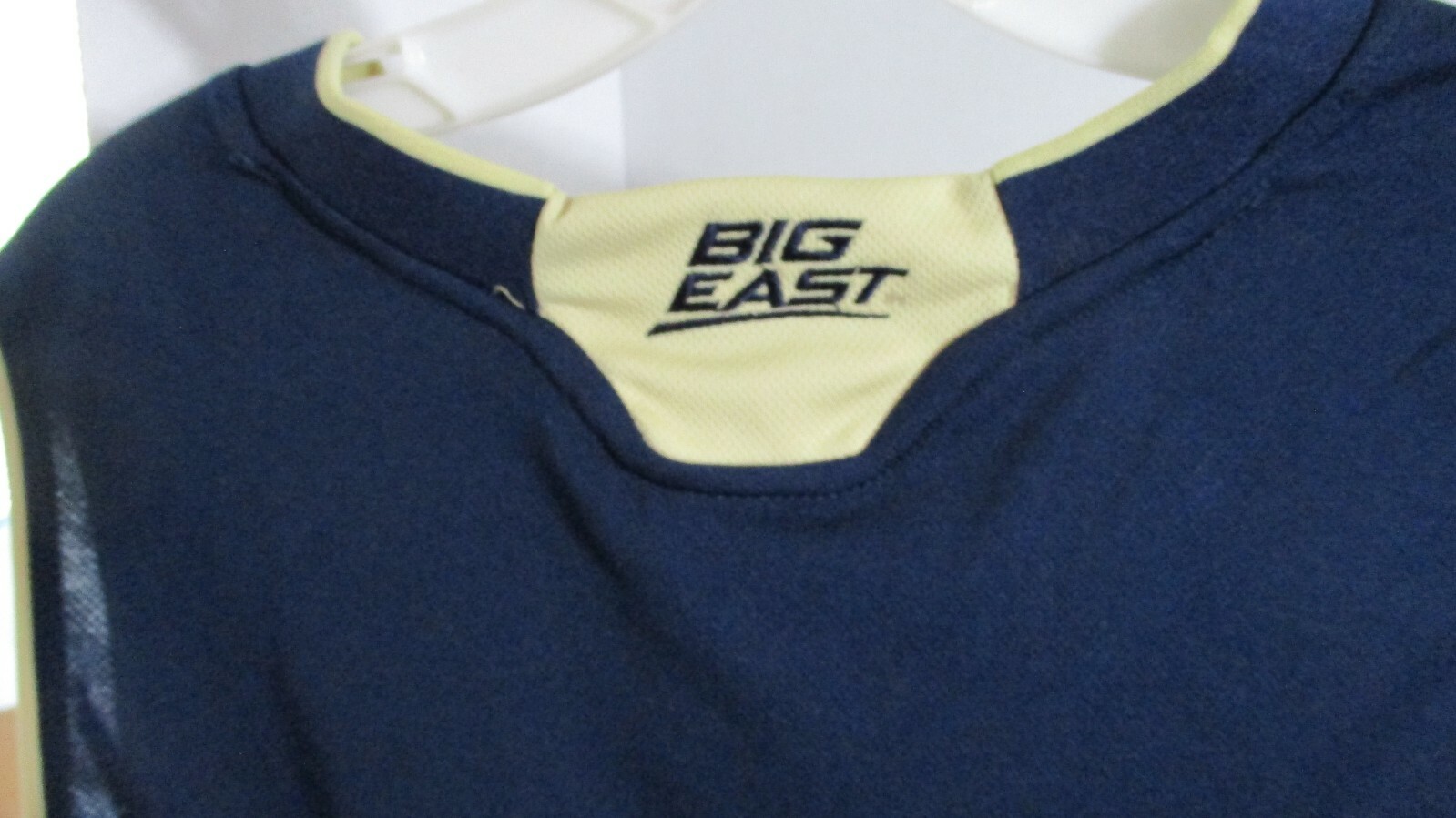 ADIDAS~Navy Blue & Gold BIG EAST BASKETBALL JERSEY SHIRT~Men's Small~NWOT gallery