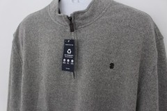 IZOD COMFORT & PERFORMANCE 1/2 ZIP FLEECE L/S PULLOVER TOP SZ: 3XB 3XL 3X NWT