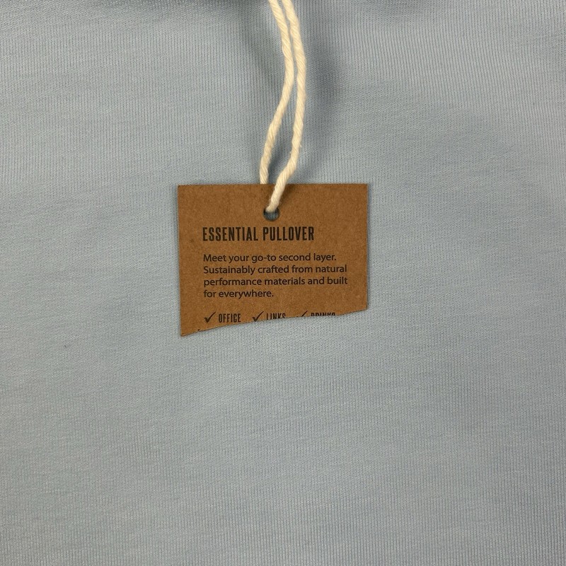 New MANTRA Essential Zip Desert Sky Pima Cotton Performance Stretch Pullover 2XL gallery
