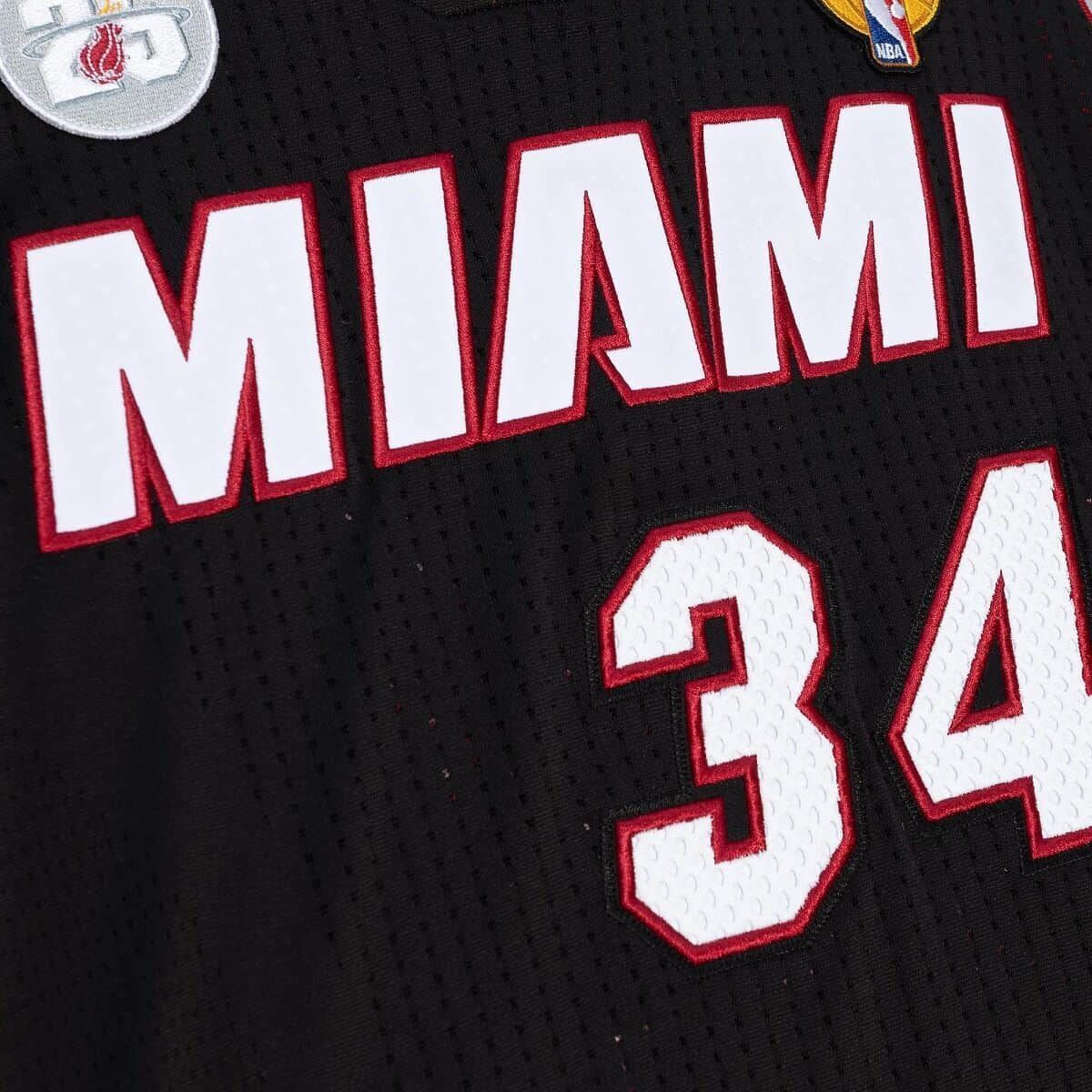MITCHELL & NESS NBA ROAD FINALS JERSEY MIAMI HEAT 2012 RAY ALLEN gallery