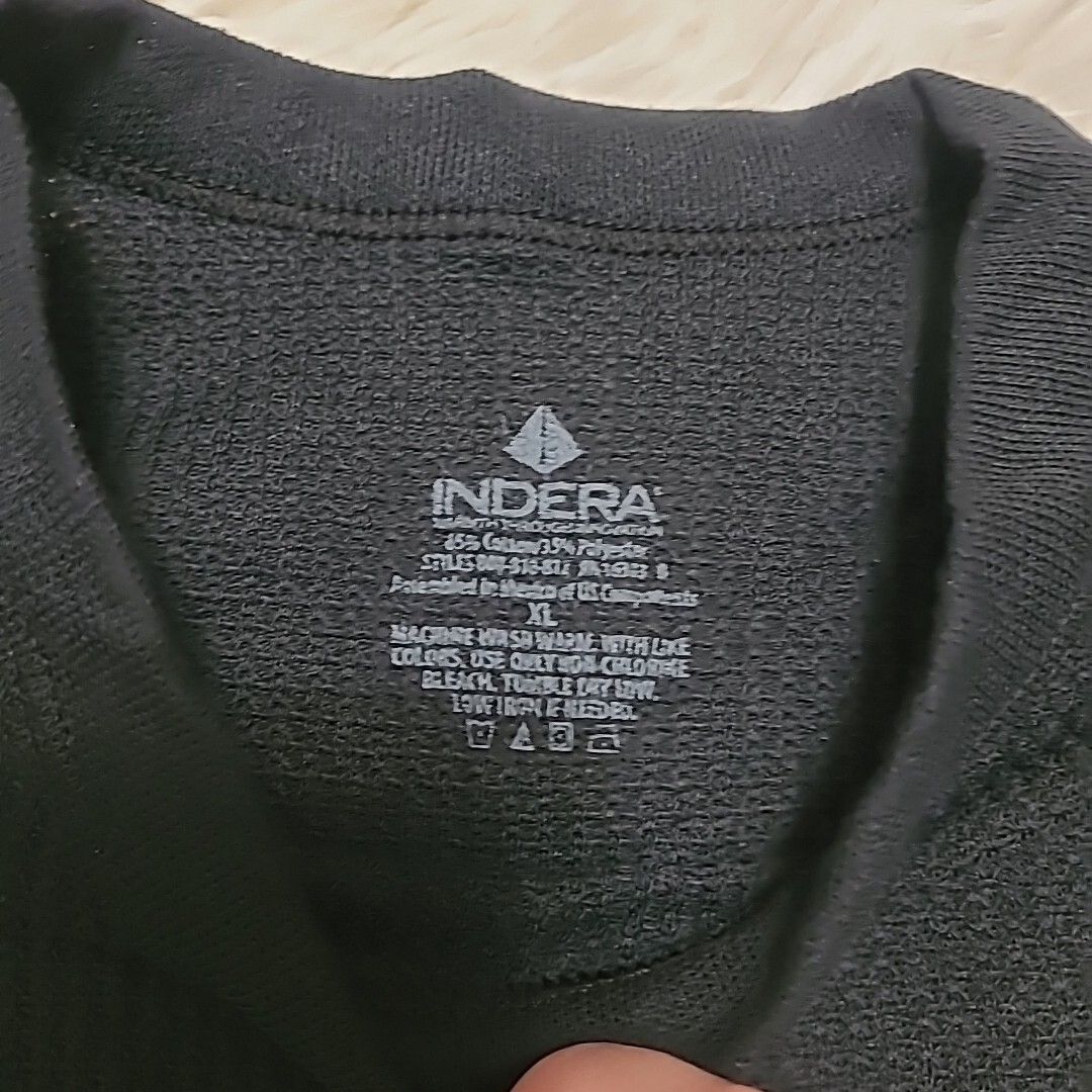 Indera Traditional Long Johns - Thermal Long Sleeve - Black - Men Size XL gallery
