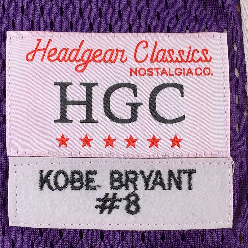 Headgear Classics Men's Medium Purple Crenshaw Kobe Bryant 8 Basketball Jersey gallery