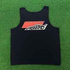 Rare Vintage 90s Mossimo Formula 1 Parody Surf Graphic Tank Top Size L