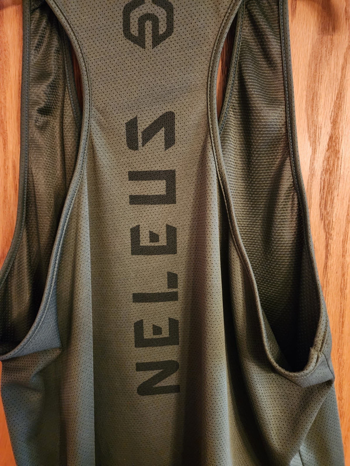 Neleus Tank Top Mens XL Green Racerback Performance Mesh Athletic Gym gallery