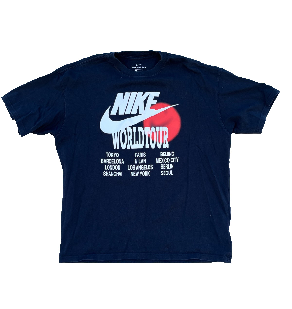 Nike 'Move Your Body' World Tour Black T Shirt, Size Large DA0937-010 gallery