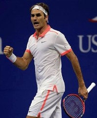 Roger Federer Nike RF Tennis Polo, 2015 Rare Tee White