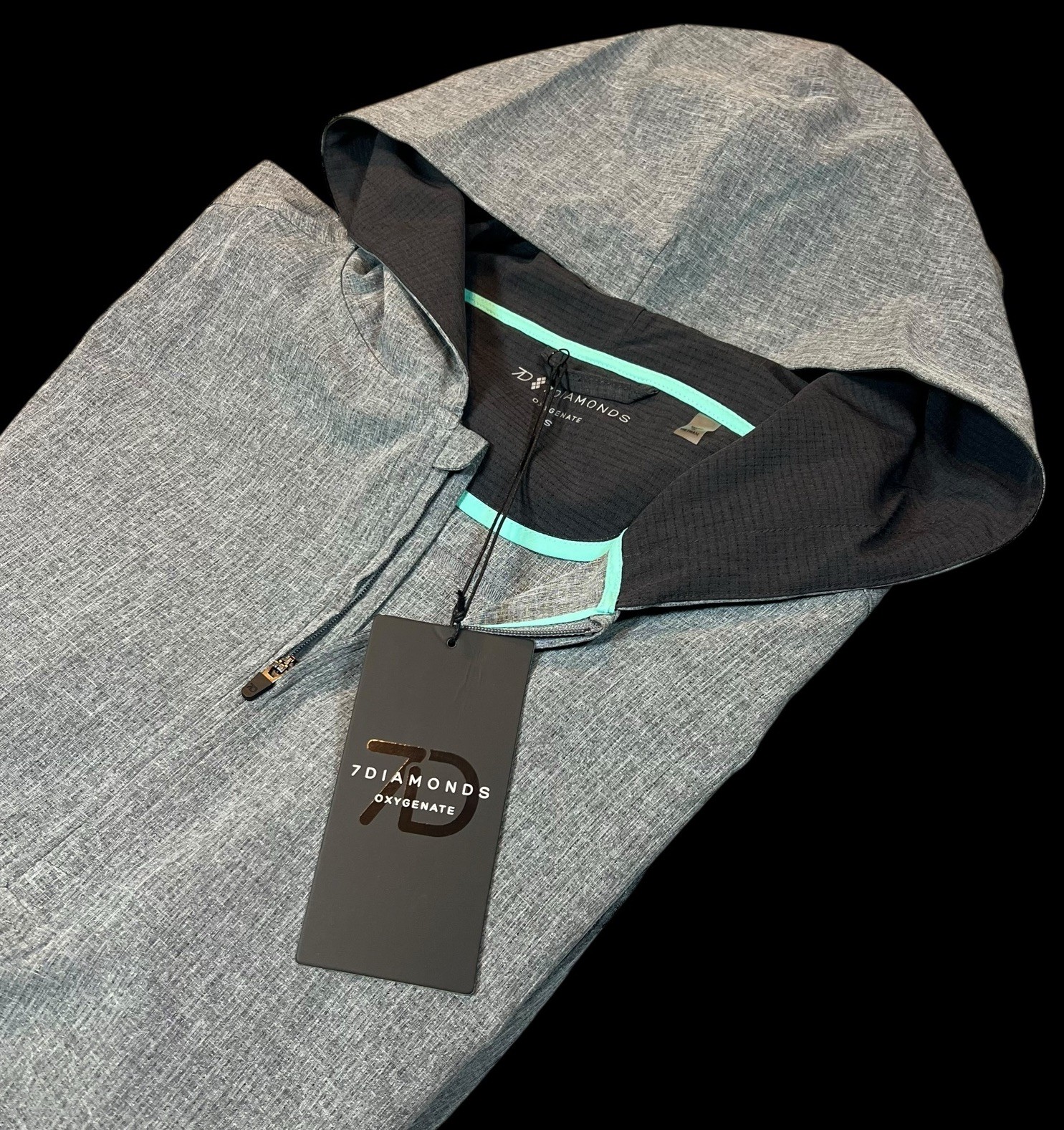 7 Diamonds Oxygenate 1/4 Zip Men’s Pullover Hoodie Lightweight Quick Dry Small gallery
