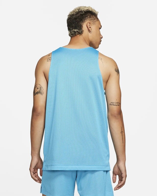 Men’s Large - Nike Space Jam Reversible Basketball Jersey DJ3894-434 Blue/Black gallery