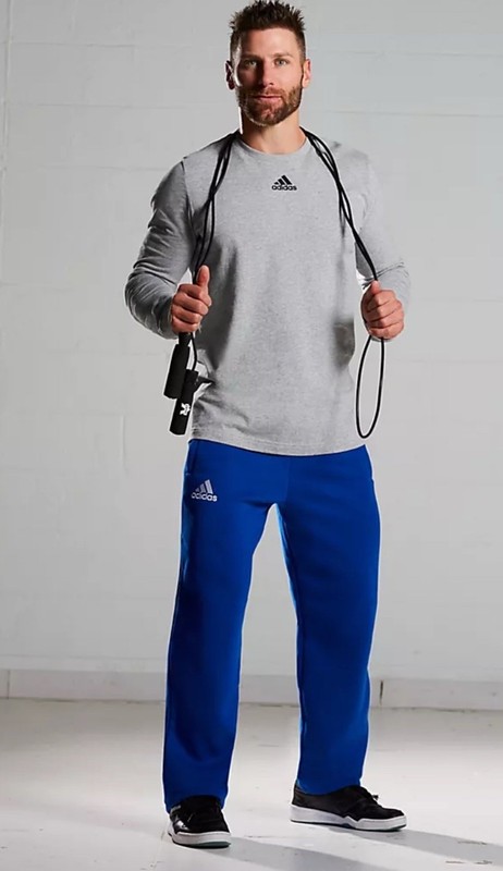 Adidas Men’s Creator Long Sleeve Sports Training Shirt Gray Size XL New gallery