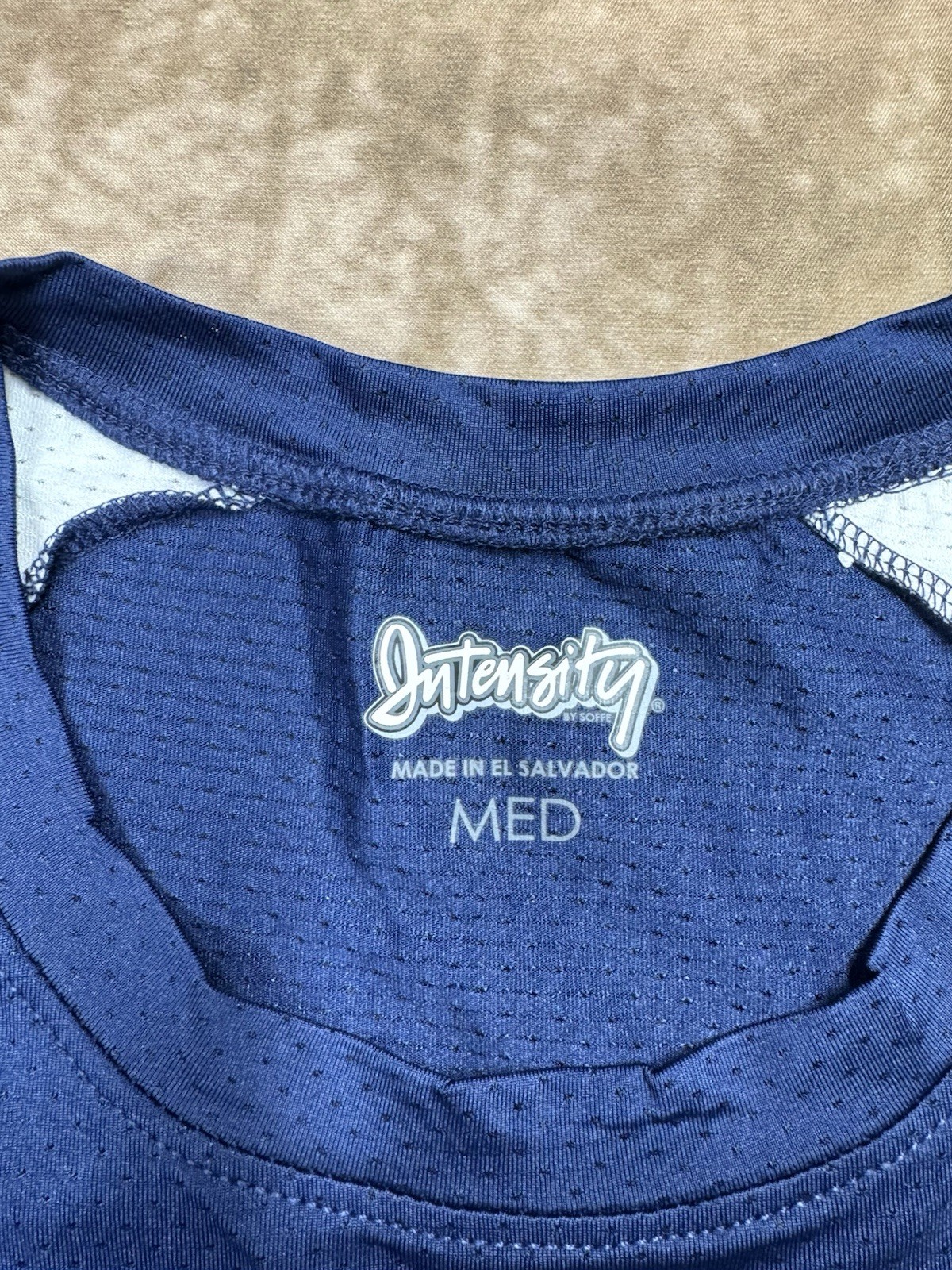 Intensity Mens Medium Mesh Athletic Jersey Shirt Blue White NWOT gallery