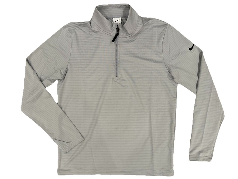 Nike Dri-Fit Victory 1/2 Zip Golf Pullover Top Shirt Grey FD5837-012 Mens M NEW gallery