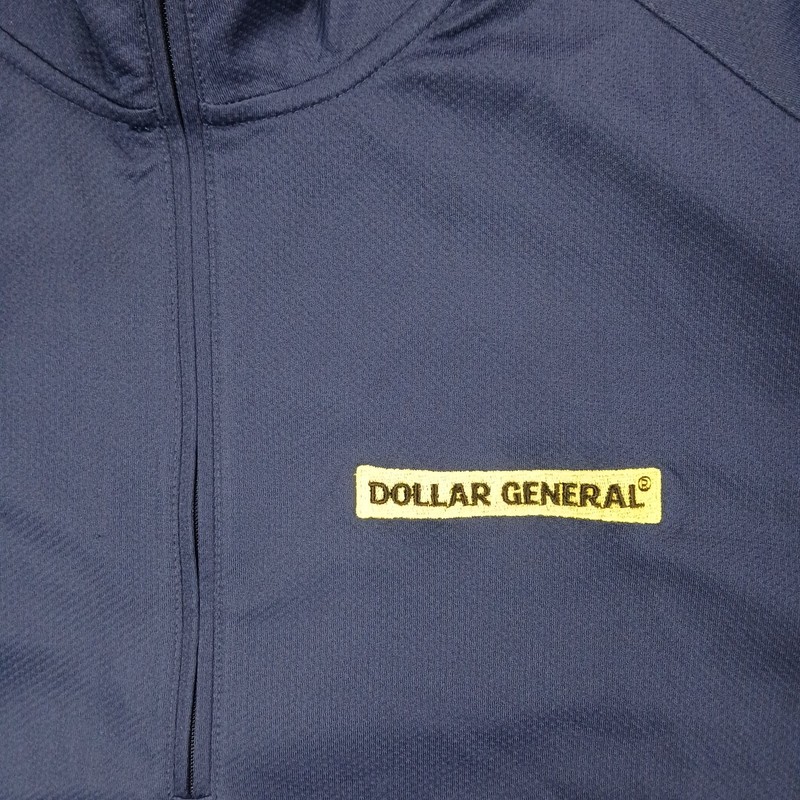 Lot 2 Dollar General Pullover 1/4 Zip Mens 4XL Port Authority Black Navy Logo gallery