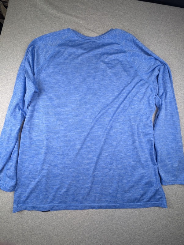 2 Men's SAXX Long Sleeved 100% Polyester UPF 25 AERATOR Shirts XXL Blue Green gallery