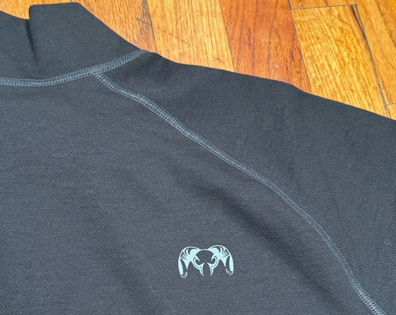 KUIU Pullover Black Nuyarn Merino Wool 1/4 Zip Hunting Base Layer Mens XL gallery
