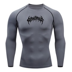 Men Running Compression T-Shirt Long Sleeves Sport Tees Gym Fitness Sweatshirt