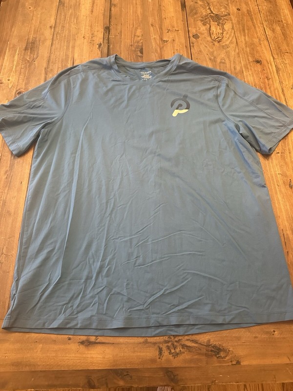 Peloton Size Large Unisex Performance Tee T Shirt Run Bike Cycle Athleisure gallery