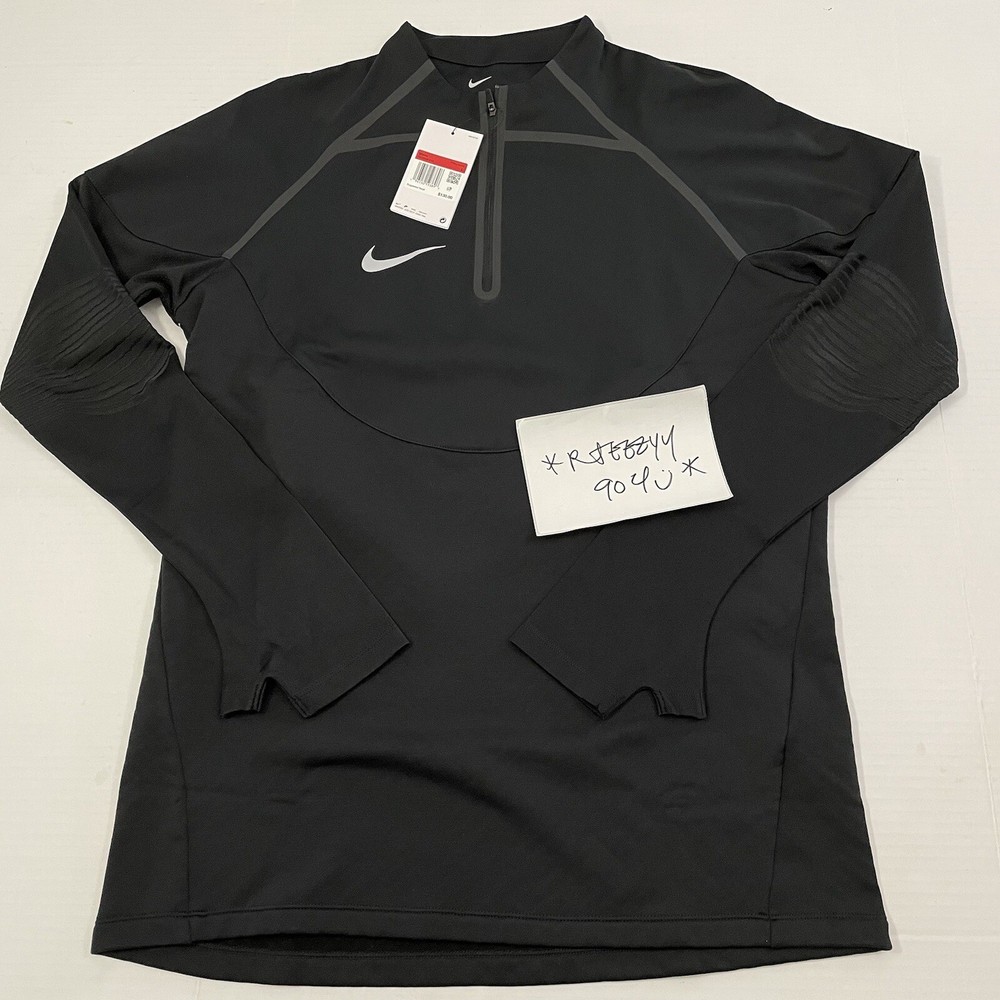 $130 Mens Size L Nike Therma Fit Winter Warrior Drill Top Soccer Top DQ5049-010