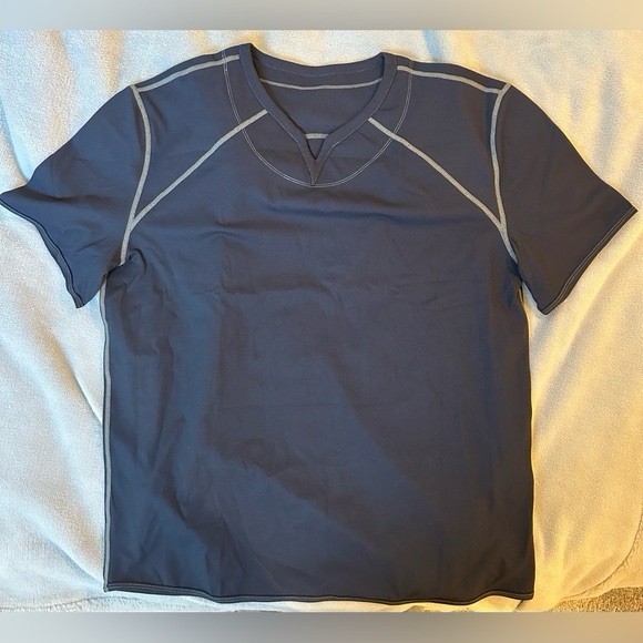 NEW Men’s Navy Blue Softball Baseball Warm-Up Athletic Short Sleeve T-Shirt XXL