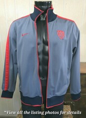 NikeUS Soccer Team Track Jacket Men’s Size L ***Broken Zipper