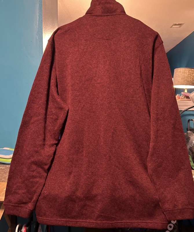 Haggar Men's Cool 18 Tec 1/4 Zip Pullover Quick Dry Long Sleeve Size XL/Tall NWT gallery