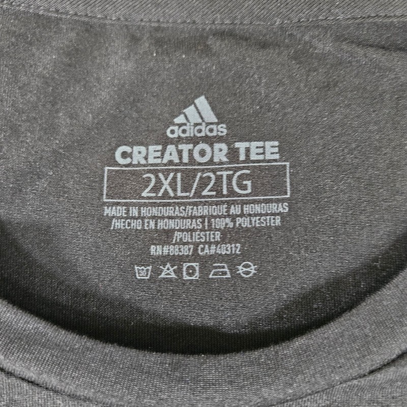 NWT Adidas Creator LS Long Sleeve Performance Shirt Black Men’s 2XL gallery