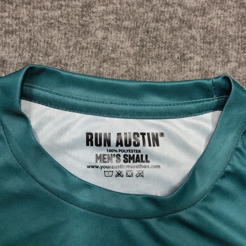 2026 Austin Marathon Shirt Mens Small 35th Anniversary Green Running Active gallery