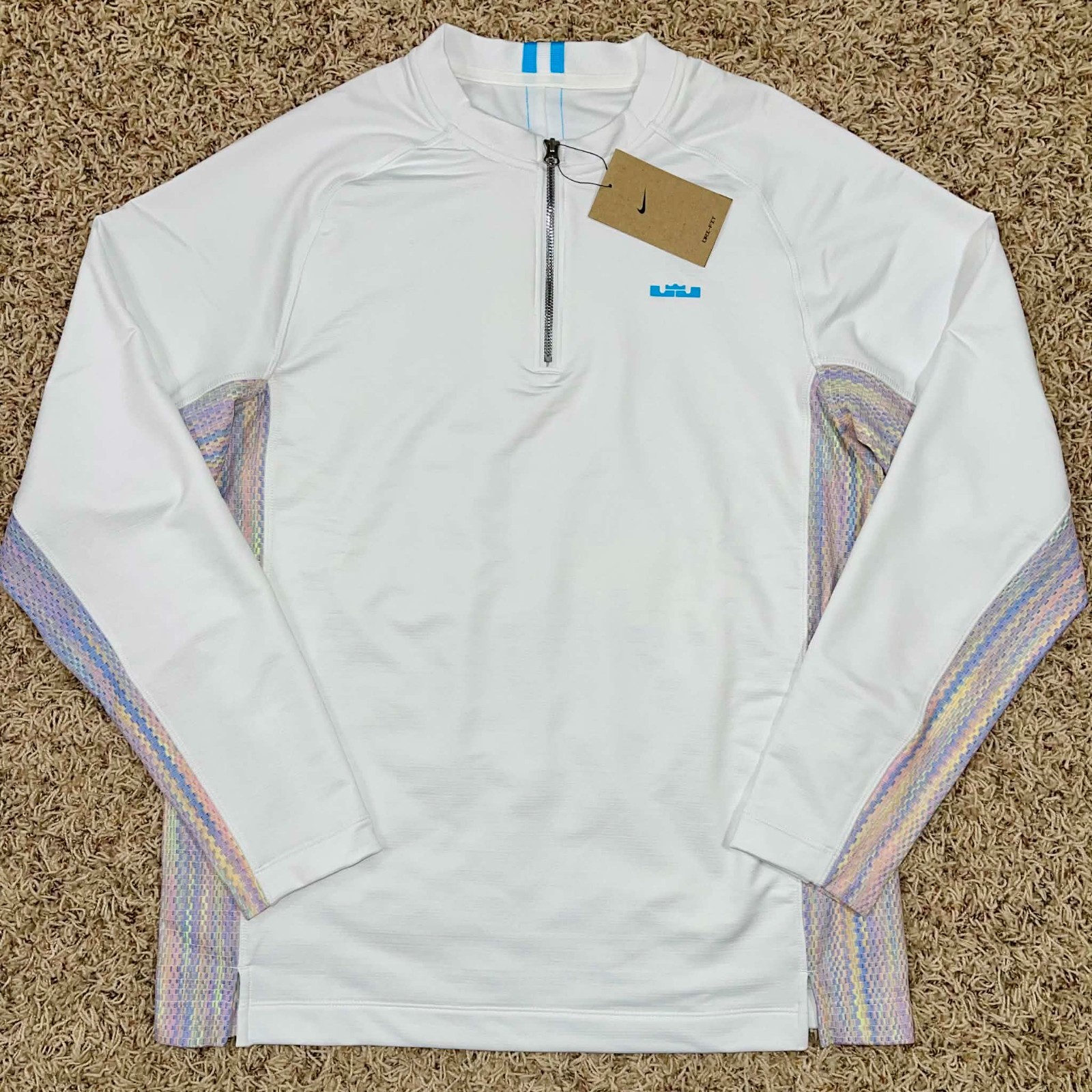 Nike LeBron DNA Men’s Dri-FIT 1/4 Zip Basketball Top FZ1030-121 Size Large (New) gallery