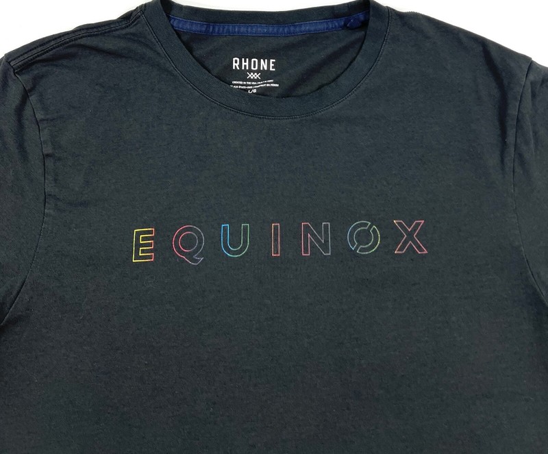 Rhone Equinox Reign T-Shirt Mens Size Large Short Sleeve Organic Pima Cotton gallery