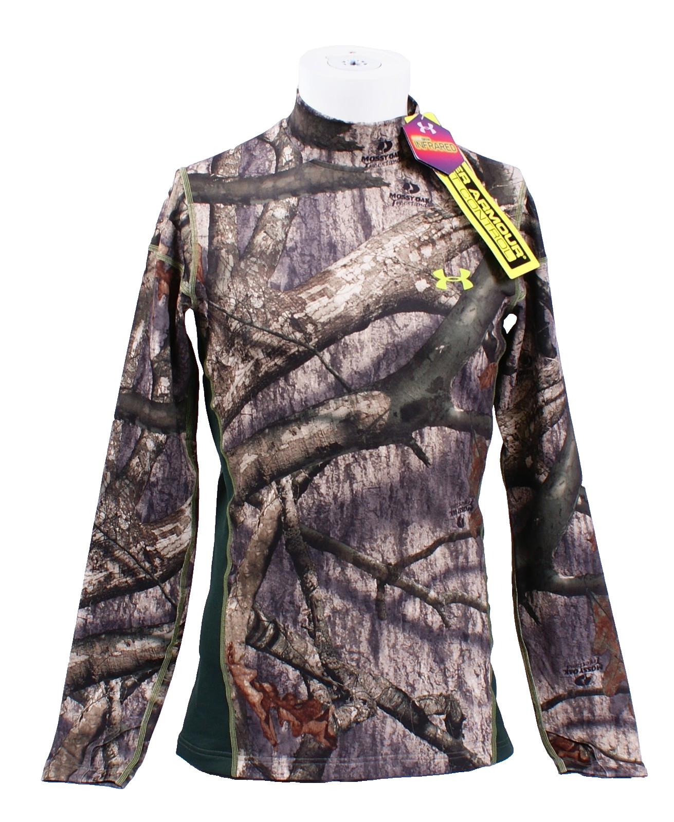 Under Armour Men's M Mossy Oak Camo Coldgear Infrared Long Sleeve Hunting Shirt gallery